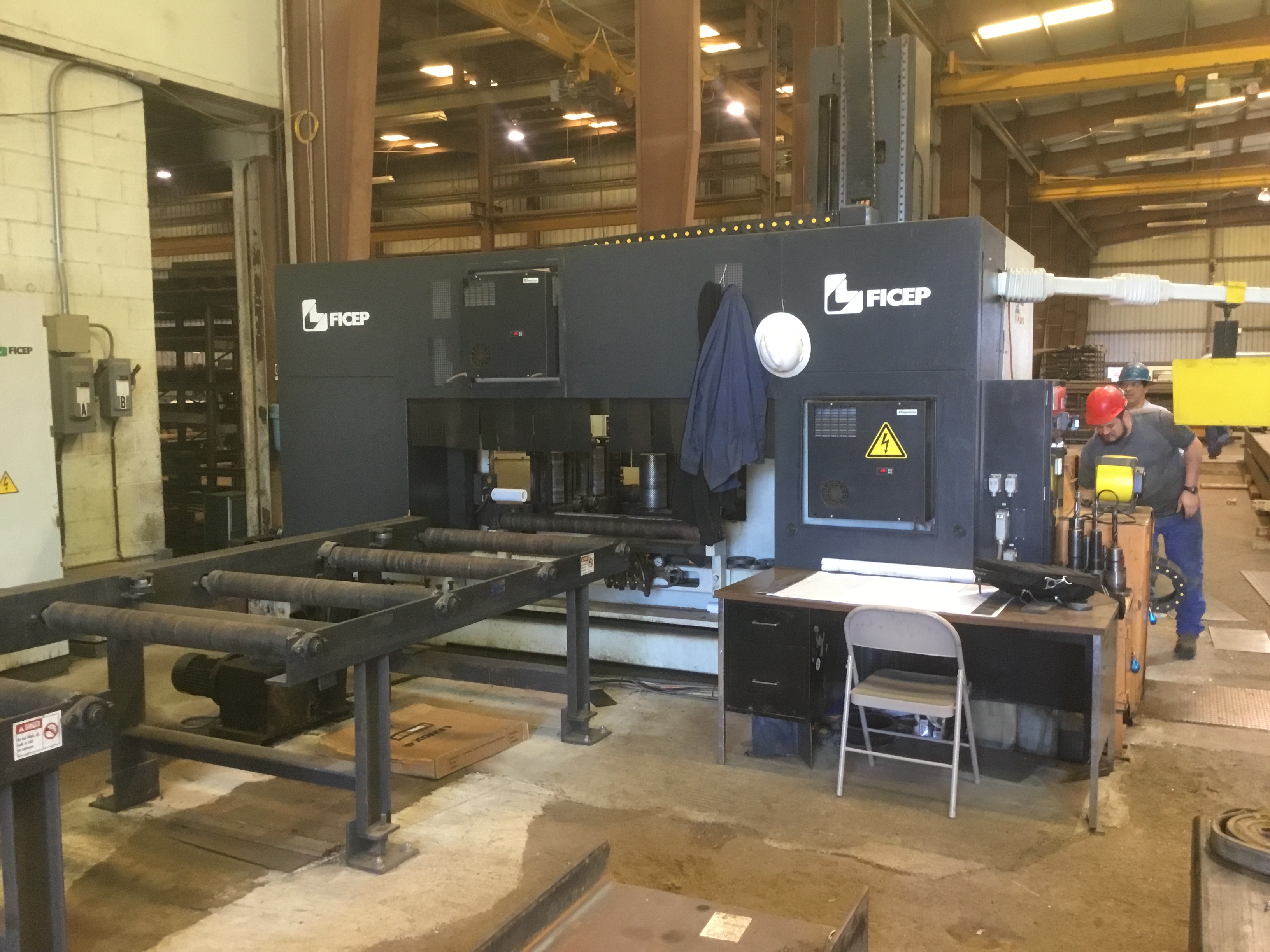 2010 Ficep 1001DFB Laser CNC Drilling and Sawing Line (#1834)